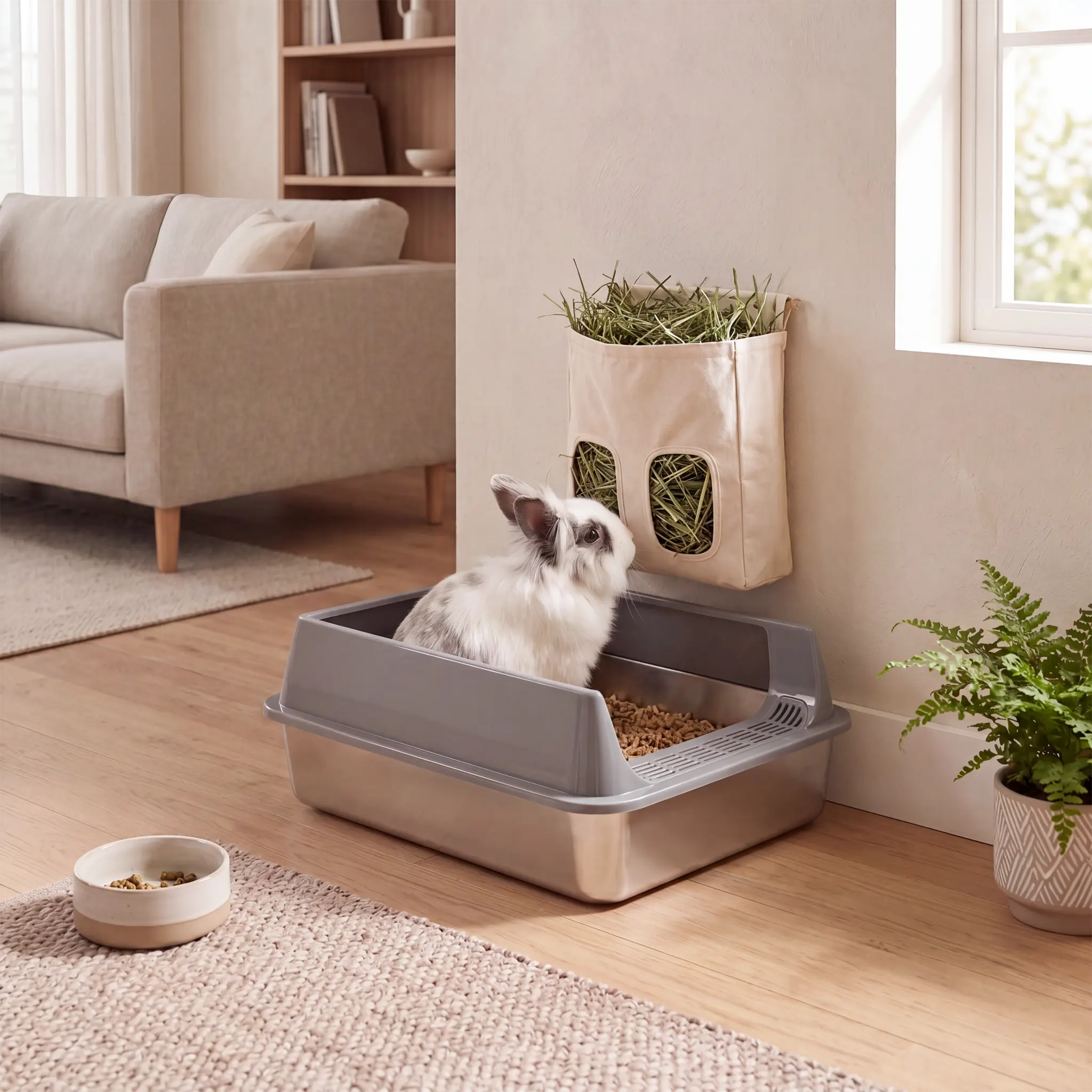 Stainless Steel Bunny Toilet
