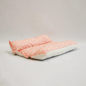 pink bunny snuggle bed