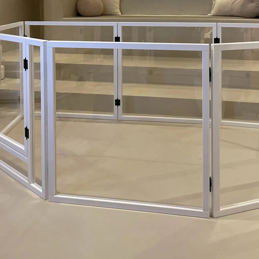 Rigid plexiglass panels