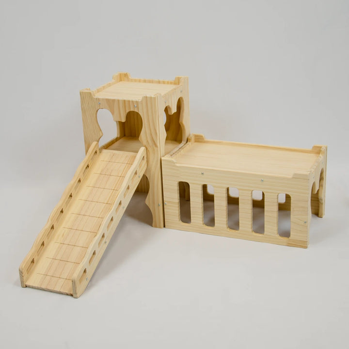 wooden bunny castle explorer bundle