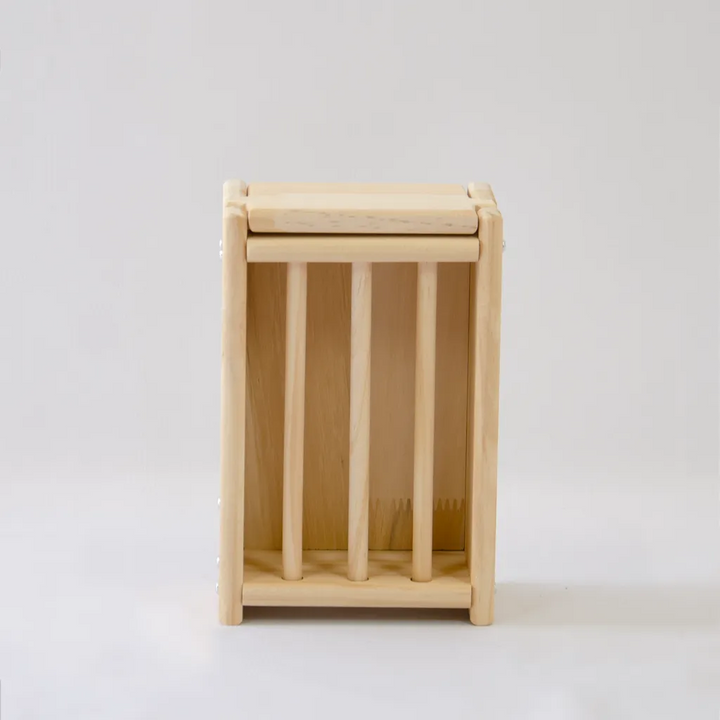 wooden hayrack for bunnies