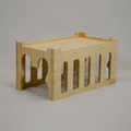 wooden tunnel for bunnies