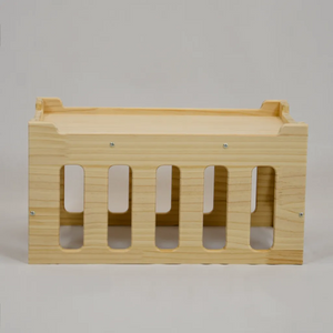 wooden bunny castle tunnel